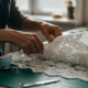 Как работать с кружевом